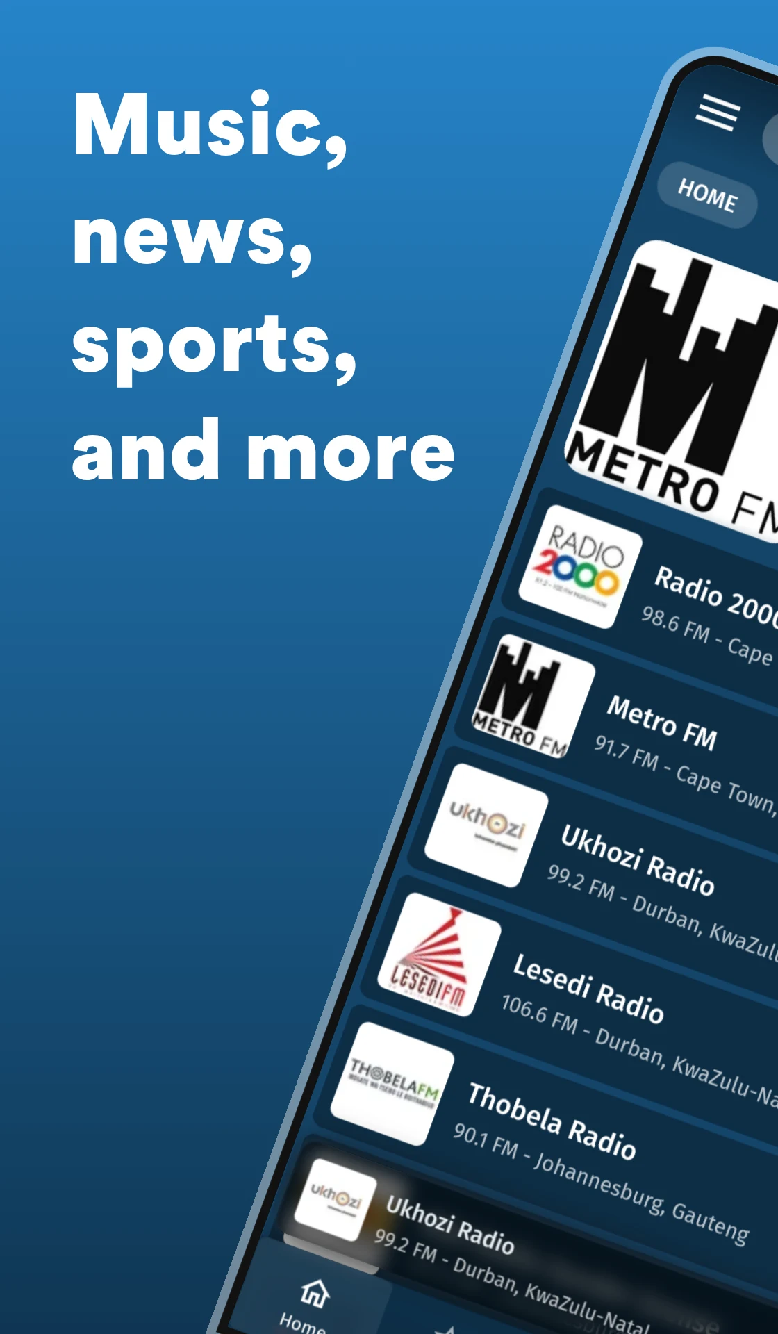 Radio South Africa: FM & AM screenshot