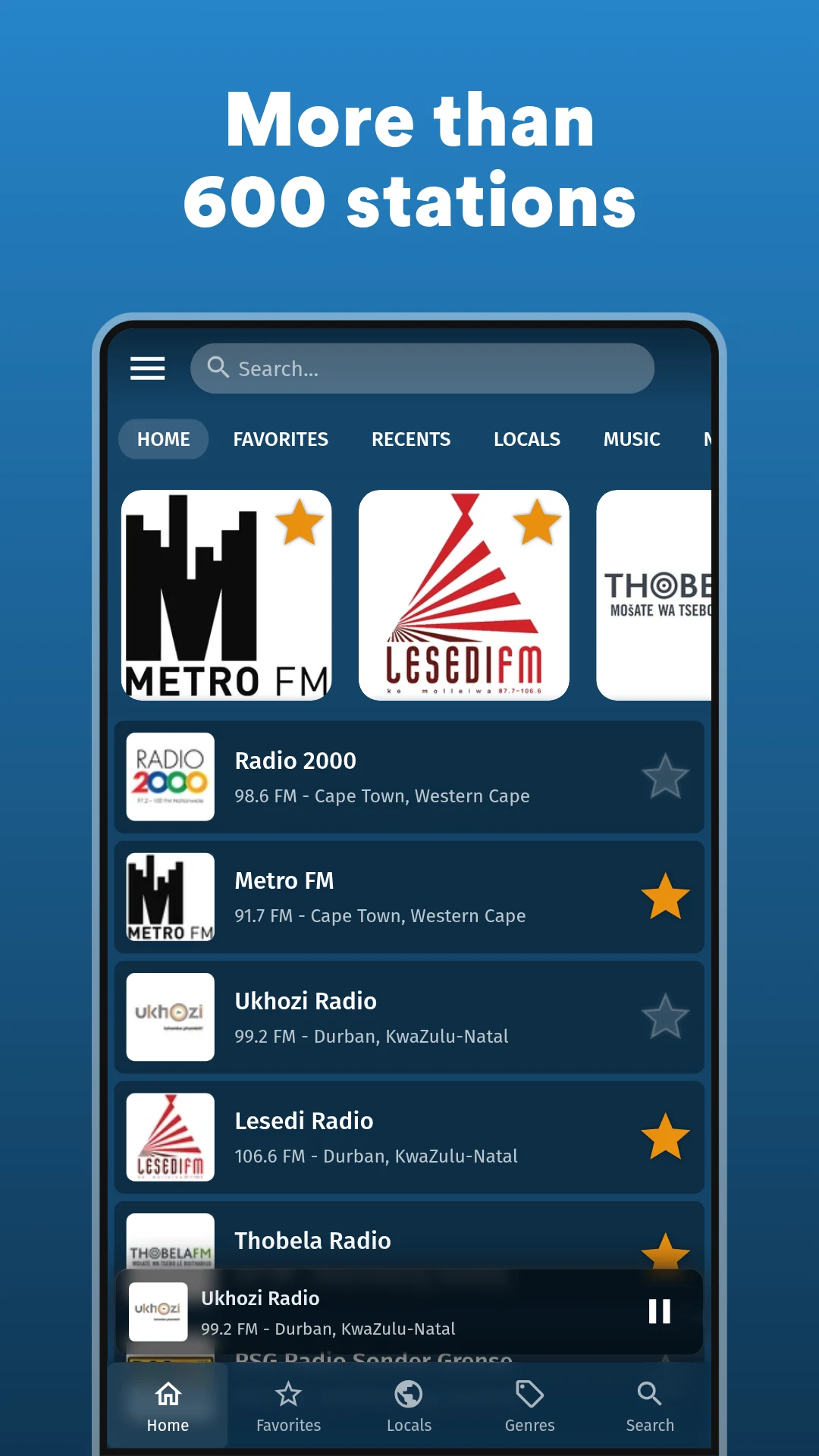 Radio South Africa: FM & AM screenshot